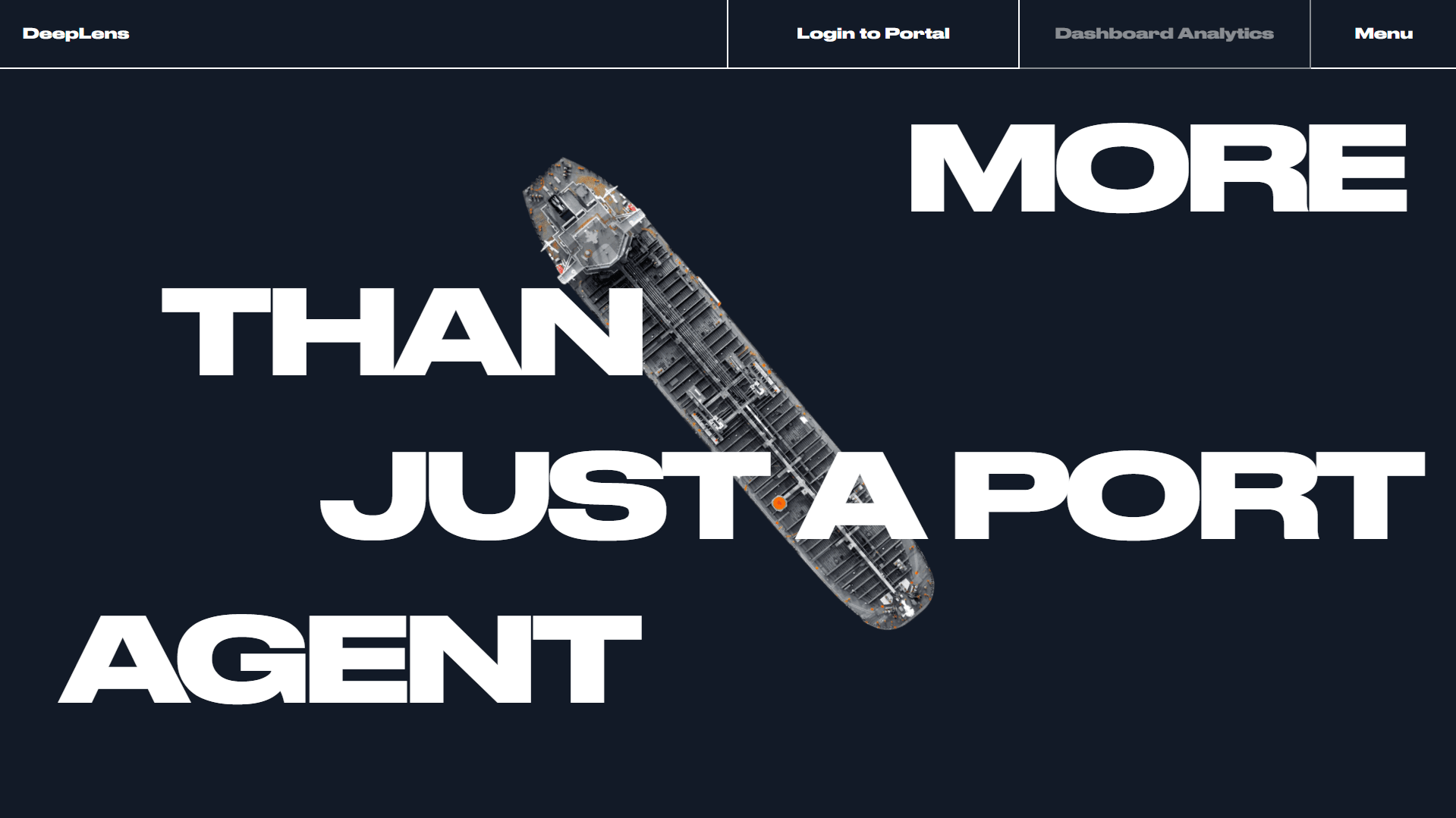 Main preview of Deeplens website project